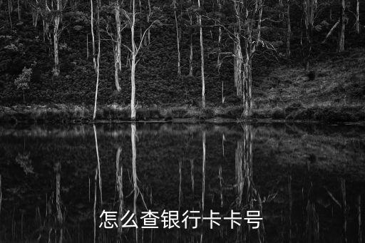 怎么查看對方銀行卡號，怎么查銀行卡卡號