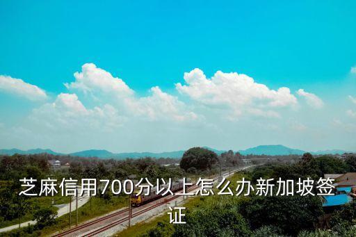 芝麻信用700分以上怎么辦新加坡簽證