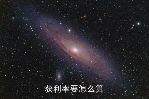 獲利率要怎么算
