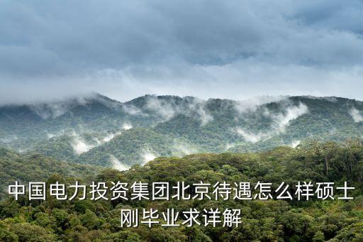 投資中國網(wǎng) 待遇怎么樣，中國電力投資集團(tuán)公司待遇怎么樣