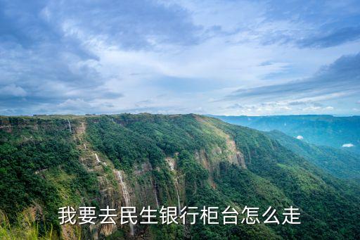 我要去民生銀行柜臺怎么走
