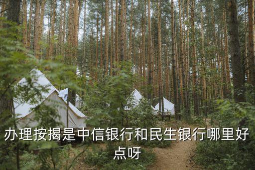 買房的貸款銀行是民生銀行怎么樣，辦理按揭是中信銀行和民生銀行哪里好點呀