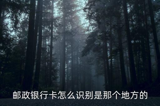 郵政銀行卡怎么識(shí)別是那個(gè)地方的