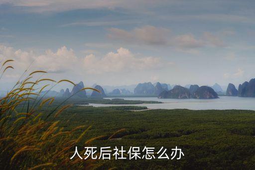 人死后社保怎么辦