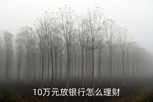 10萬放興業(yè)銀行怎么理財，10萬元放銀行怎么理財