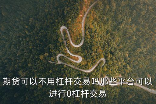 期貨 怎么降杠桿，期貨怎么調(diào)成一比一的杠桿