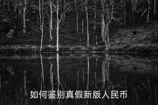 如何鑒別真假新版人民幣