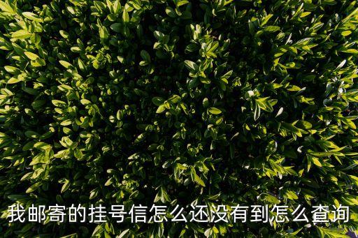 掛號(hào)信進(jìn)度怎么才到了，我的掛號(hào)信怎么還沒到