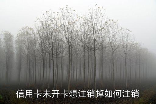 北京銀行信用卡未激活怎么注銷，信用卡不激活能注銷嗎