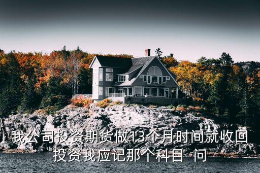 我公司投資期貨做13個(gè)月時(shí)間就收回投資我應(yīng)記那個(gè)科目  問(wèn)