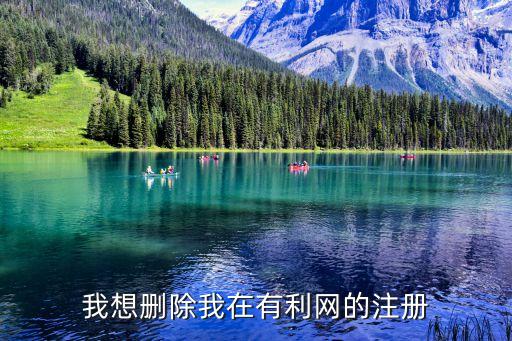 我想刪除我在有利網的注冊