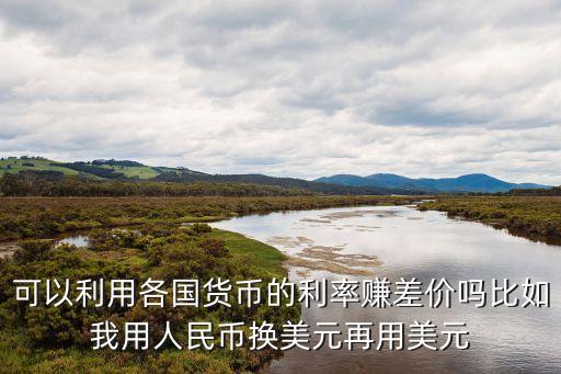 可以利用各國貨幣的利率賺差價(jià)嗎比如我用人民幣換美元再用美元