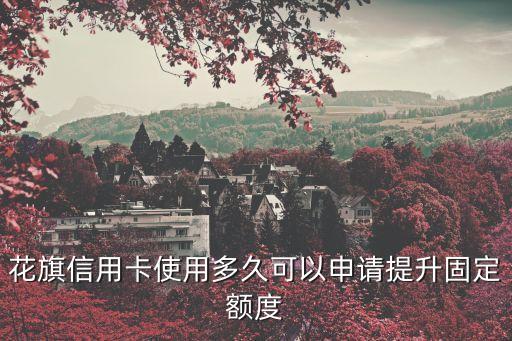 花旗信用卡使用多久可以申請?zhí)嵘潭~度