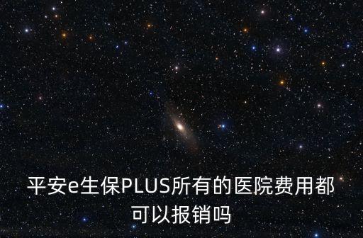 平安e生保PLUS所有的醫(yī)院費(fèi)用都可以報銷嗎