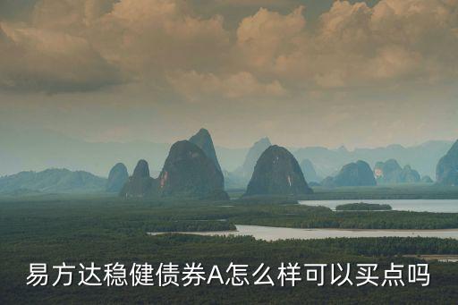 易方達(dá)穩(wěn)健債券A怎么樣可以買點嗎