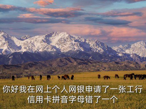 信用卡拼音錯(cuò)了怎么辦，建設(shè)銀行信用卡名字弄錯(cuò)了 拼音是對(duì)的 能到當(dāng)?shù)劂y行更改麼