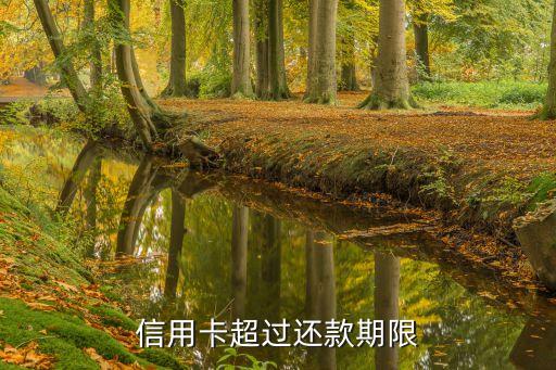 信用卡超過還款期限