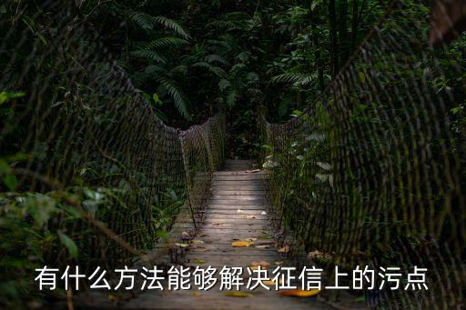 個(gè)人信用污點(diǎn)怎么消除，個(gè)人征信污點(diǎn)怎么消除