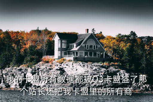 我的卡盟所有數(shù)據(jù)都被Q3卡盟盜了那個(gè)站長還把我卡盟里的所有商