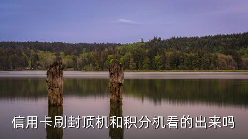 信用卡刷封頂機(jī)和積分機(jī)看的出來(lái)嗎