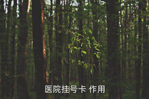 掛號卡怎么用，醫(yī)院掛號后的卡還能用吧下次用的時候怎么用啊是直接把卡給他