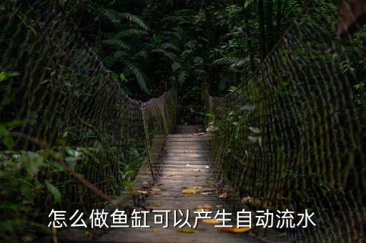 怎么做自存流水，怎么做魚缸可以產(chǎn)生自動(dòng)流水