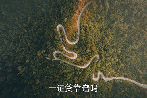 一證貸靠譜嗎