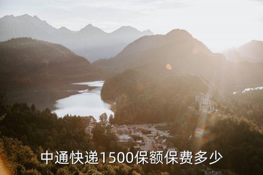 中通快遞保險費怎么算，我用中通快遞寄手機買保險要多少錢不買會怎樣