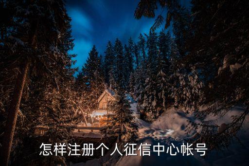 個(gè)人信用信息服務(wù)平臺(tái)怎么注冊(cè)，個(gè)人信用查詢?cè)趺醋?cè)