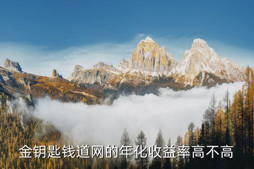 金鑰匙錢道網(wǎng)的年化收益率高不高