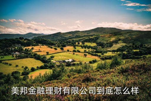 美邦金融理財(cái)怎么樣，美邦投資很好嗎好像有很多人在上面投資啊
