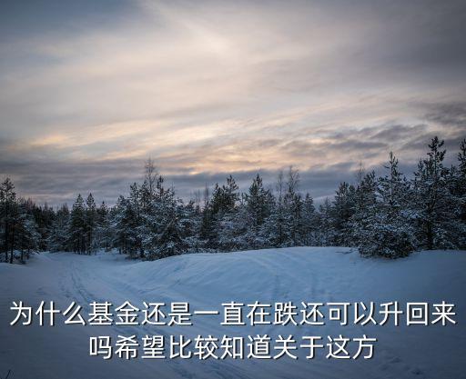 基金怎么都在跌2017，最近大部分基金都在跌是什么原因呢