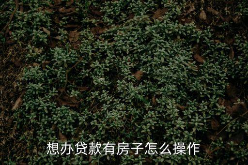 有商品房怎么抵押貸款，我想用商品房抵押代款要走哪些程序