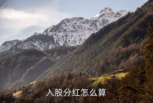 佛山分紅股怎么算，股票分紅如何計算