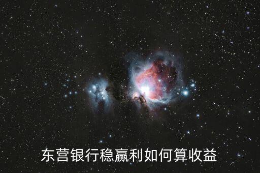 東營(yíng)銀行穩(wěn)贏利如何算收益