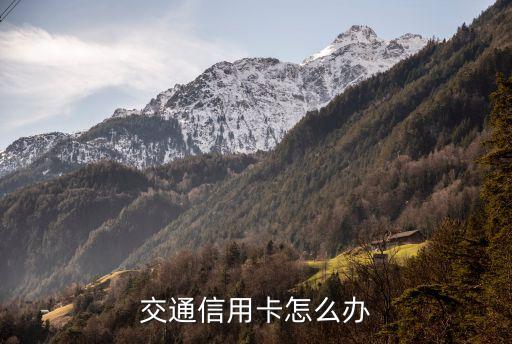 交通信息信用卡怎么辦理嗎，交通銀行信用卡如何申請