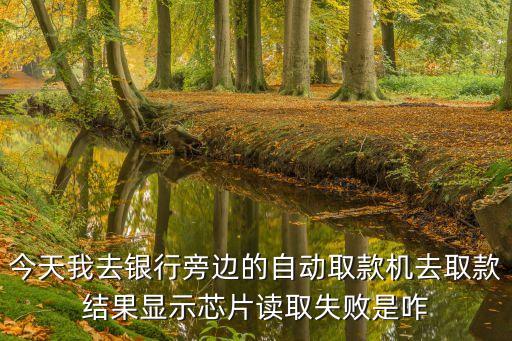 信用卡芯片讀取不了怎么辦，今天我去銀行旁邊的自動(dòng)取款機(jī)去取款結(jié)果顯示芯片讀取失敗是咋