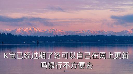 企業(yè)k寶證書過期怎么更新，網(wǎng)上銀行農(nóng)業(yè)銀行 K寶證書過期了怎么更新