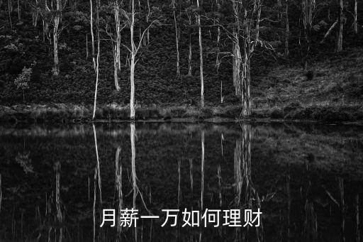 月入過萬要怎么理財，月入10000如何理財