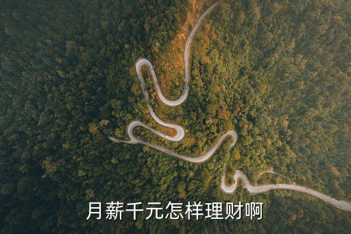 每月一千元怎么理財，月純收入一千元如何理財