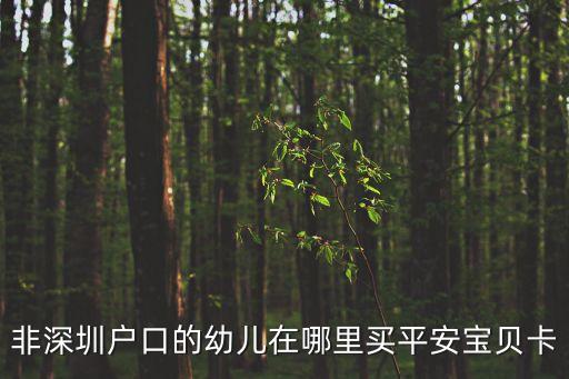 怎么購(gòu)買平安寶貝卡，平安貝貝卡哪里買
