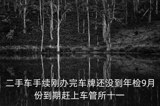 二手車逾期怎么辦理嗎，手續(xù)過期的二手車輛還可以補辦手續(xù)嗎還是別的怎么辦請說詳細(xì)