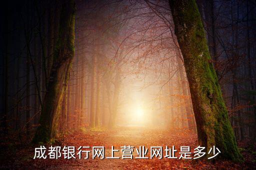 成都銀行手機(jī)銀行用英文怎么說，成都銀行網(wǎng)上營業(yè)網(wǎng)址是多少