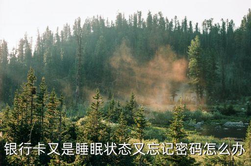 銀行卡睡眠了怎么辦，銀行卡休眠了怎么辦