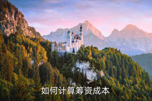 如何計算籌資成本