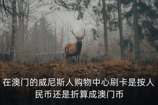 在澳門的威尼斯人購物中心刷卡是按人民幣還是折算成澳門幣