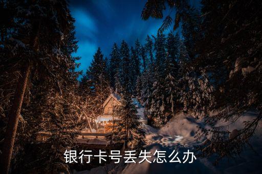 用號(hào)碼辦銀行卡號(hào)碼不見了怎么辦，銀行卡號(hào)丟失怎么辦