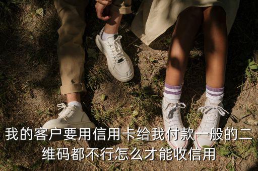 我的客戶(hù)要用信用卡給我付款一般的二維碼都不行怎么才能收信用