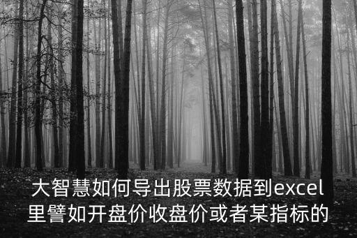 股票數(shù)據(jù)怎么導(dǎo)出數(shù)據(jù)，如何導(dǎo)出股票內(nèi)外盤的所有數(shù)據(jù)呀 求高手指點(diǎn)急