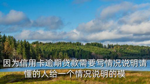 個(gè)人信用卡逾期說(shuō)明怎么寫，建行信用卡不是惡意逾期證明怎么寫